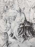 Albrecht Durer Youth kneeling beffore the judge oil painting reproduction